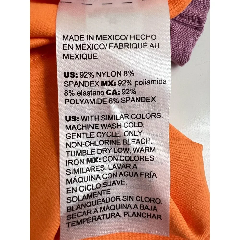 Chico's Microfiber Contemporary Tank Top Size 3 XL Seville Orange NEW - Picture 4 of 5